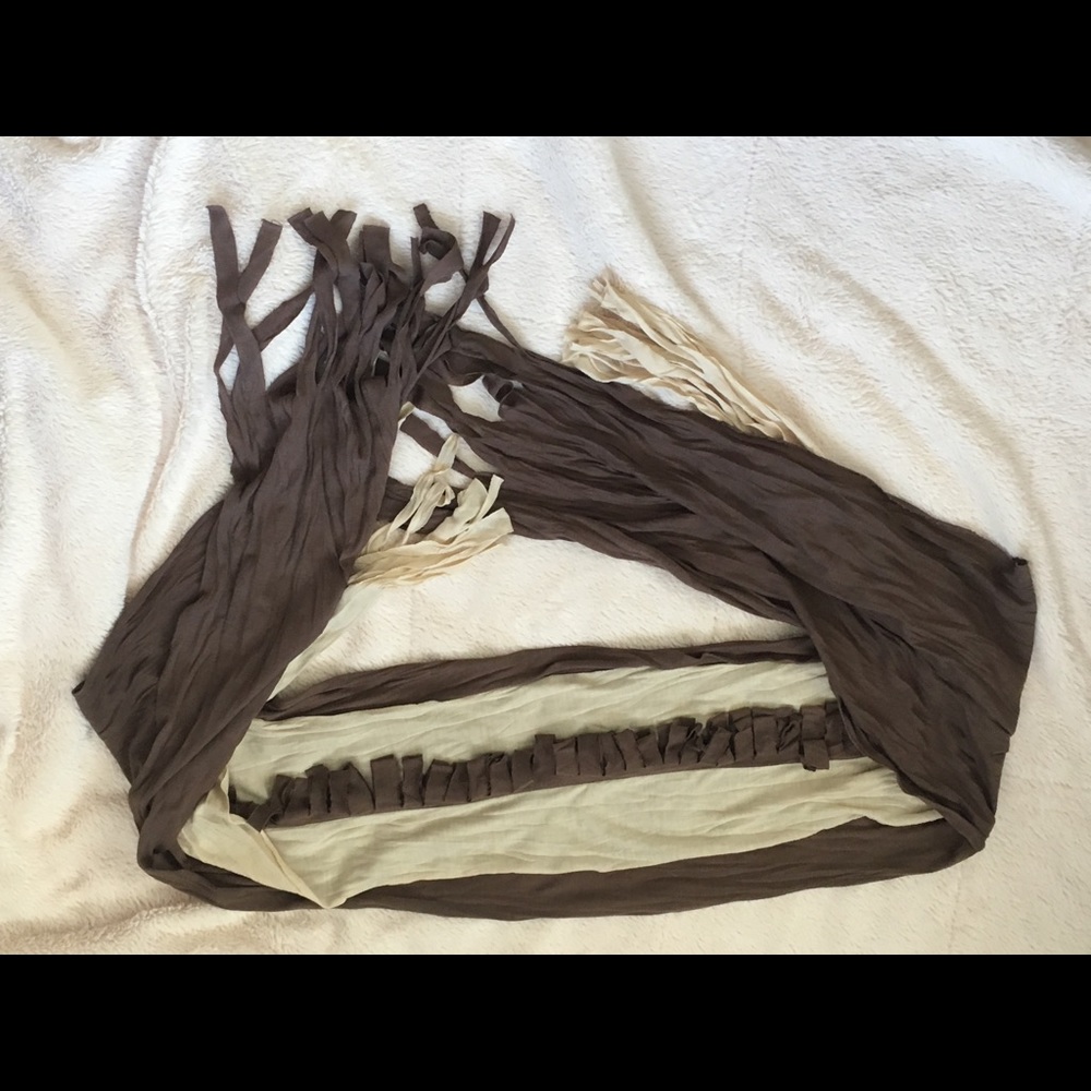 Fringe scarf